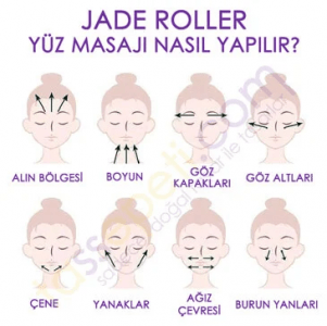 Yeşim roller yüz masajı nasıl yapılır taş sepeti